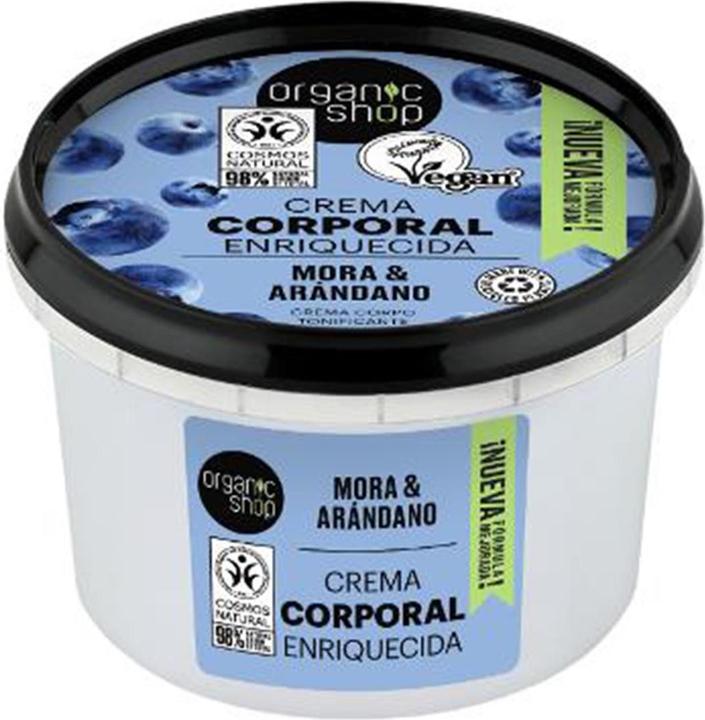 Immagine prodotto Organic Shop Crema corpo arricchita MORA Y ARANDAN 250ml (Crema corpo, 250 ml)
