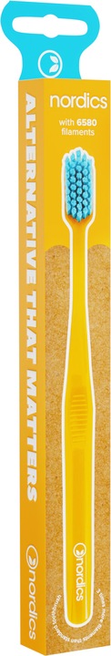 Immagine prodotto Nordics Spazzolino di plastica giallo 6580 Soft - Nordic (Morbido)