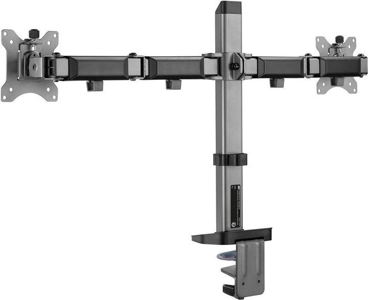 Produktbild ACT Monitor Desk Mount, 2 screens up to 32ö, gray (Tisch, 32")