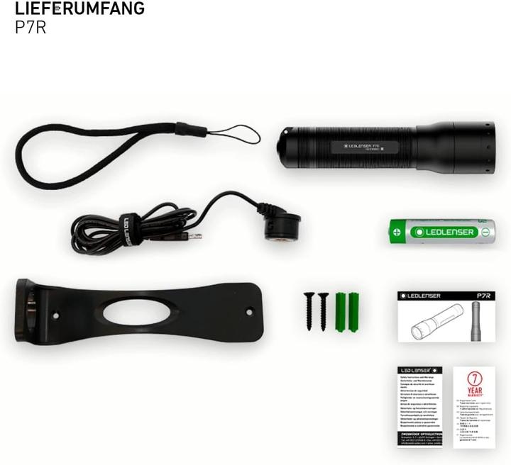 Image du produit Ledlenser P7r (16.60 cm, 1000 lm)