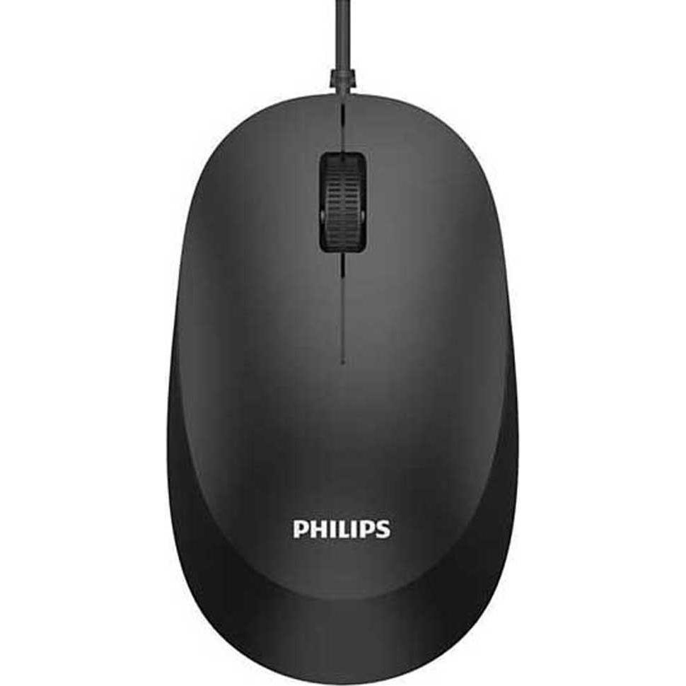 Philips SPK7207BL/00 (Kabelgebunden), Maus, Schwarz