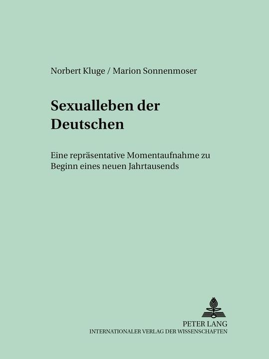 Produktbild Sexualleben der Deutschen (Marion Sonnenmoser, Norbert Kluge, 2002)