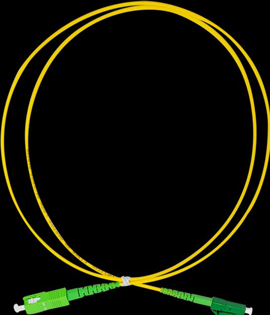 Actual product image LogiLink Fibre optic patch cable, SC-Simplex (CAT7, 1 m)