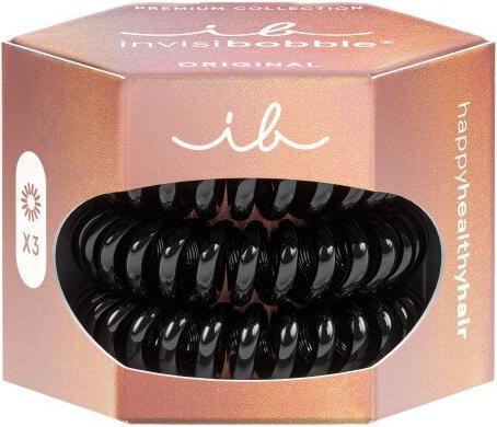 Immagine prodotto Invisibobble Fascia per capelli Original Premium True Black 3 pezzi (Elastico per capelli)