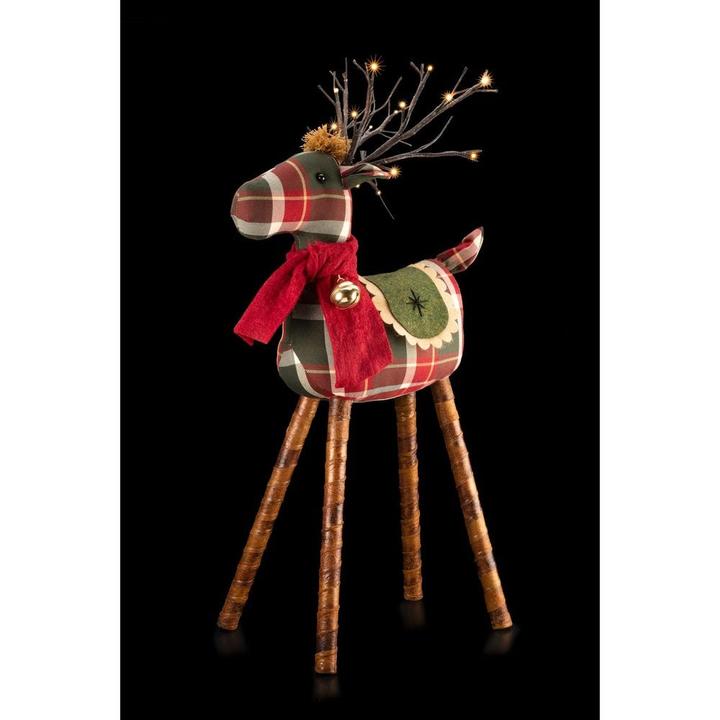 Image du produit STT Figurine LED renne Jeffrey 16 LED, 70 cm