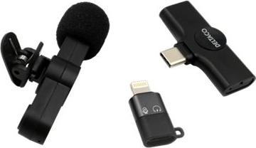 Deltaco Belaidis vlogging mikrofonas USB-C/Lightning, 1-pack / VLOG-100