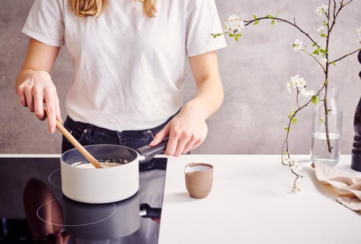 Actual product image Brabantia Indu+ sauce pan, 16 cm, non-stick (16 x 12.60 cm)