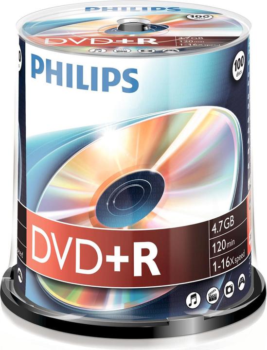 Philips 1x100 DVD+R 4,7GB 16x SP (100 x)