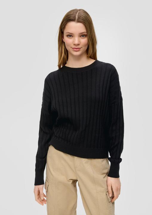 Actual product image s.Oliver Strickpullover Weicher Strickpullover aus Baumwollmix (S, XS)