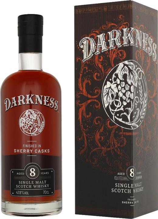 Produktbild Darkness Sensations Darkness 8 Years + GB (Scotch Whisky)
