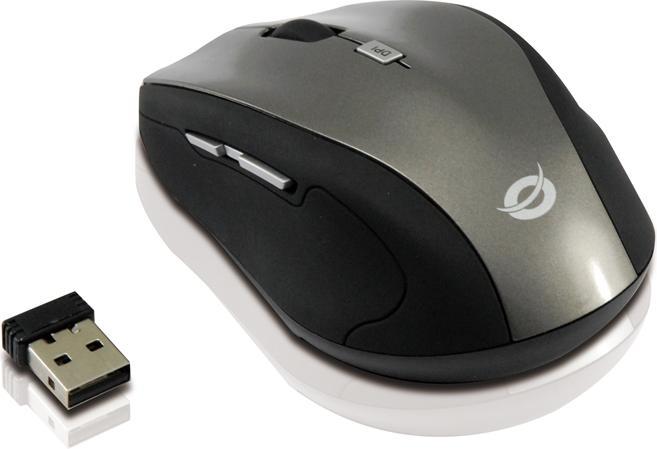 Produktbild Conceptronic Optical Wireless 6-Tasten Travel USB Maus sw (Kabellos)