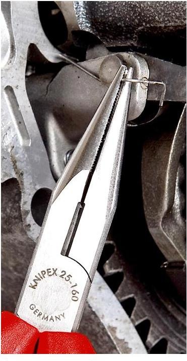 Produktbild Knipex Flachrundzange mit Schneide (160 mm)