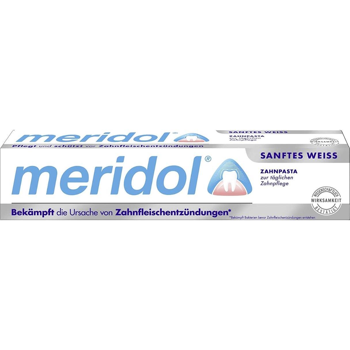 Meridol, Zahnpasta, Sanftes Weiss Zahnpasta (75 ml)