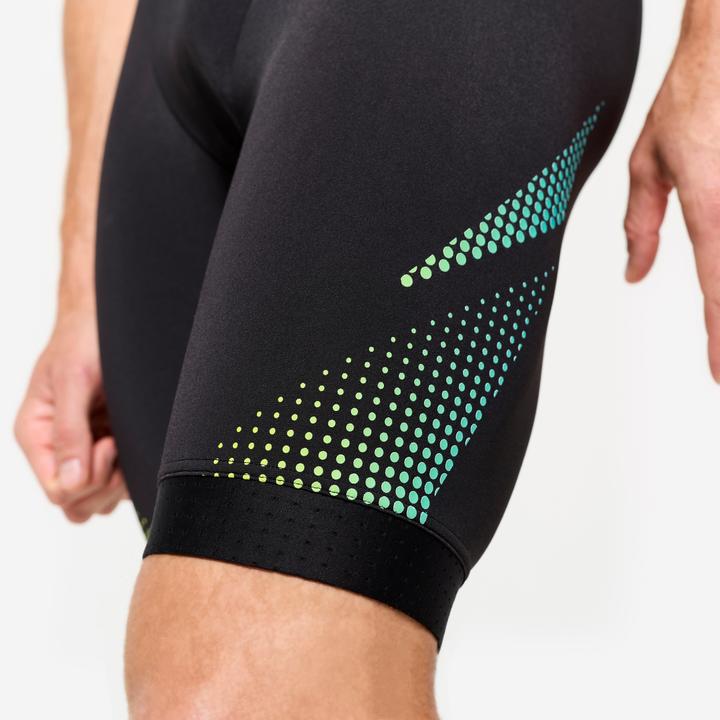Image du produit Nabaiji Maillot de bain jammer natation Homme - 500 Fiti noir jaune (42)