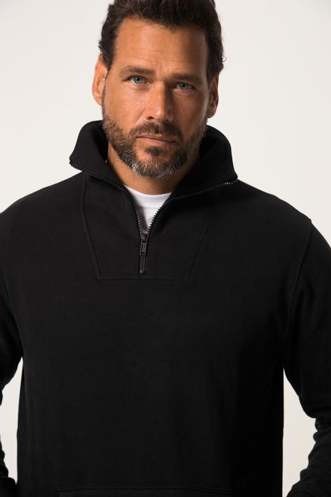 Produktbild JP1880 Troyer, Sweat, Stehkragen mit Zipper, Kängurutasche (XL)