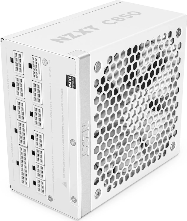 Actual product image NZXT PSU C-Series Gold 850W White ATX3.1 (850 W)