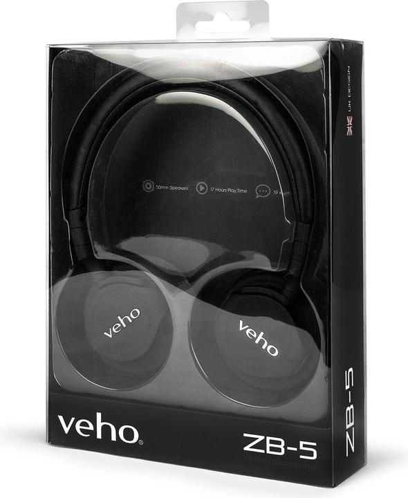 Produktbild veho Wireless Headphones (17 h, Kabelgebunden)