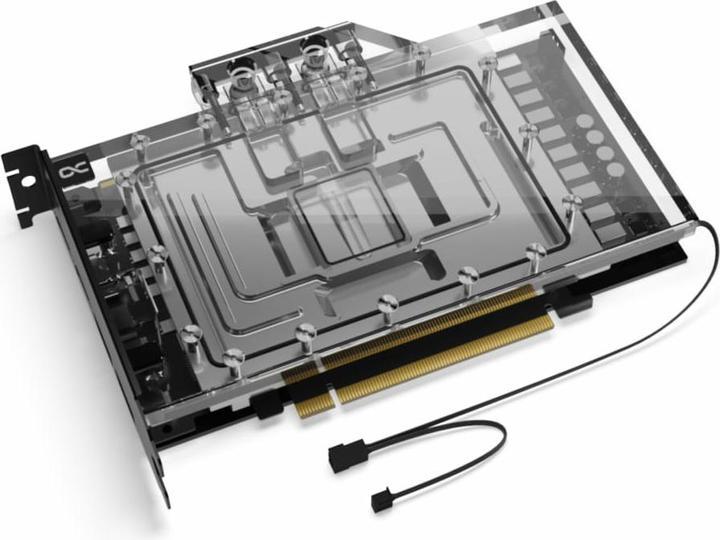 Alphacool WAK Bloc de Glace Aurora Geforce RTX 4070 TI ROG Strix avec Backplate