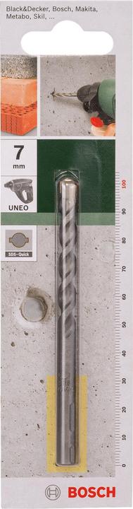 Produktbild Bosch Zubehör Betonbohrer, SDS quick, 7 x 55 x 100 mm (7 mm)