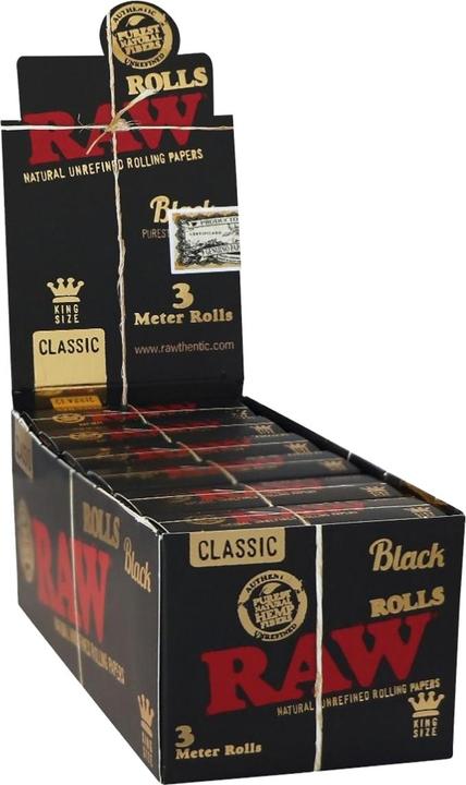 Produktbild RAW Black Classic Rolls King Size 3 m Box