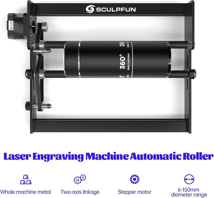 Immagine prodotto Sculpfun Laser-Rotationswalze S30