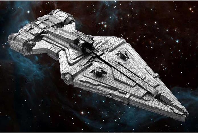 Immagine prodotto Metal Earth Star Wars - Incrociatore leggero imperiale - Kit premium in metallo