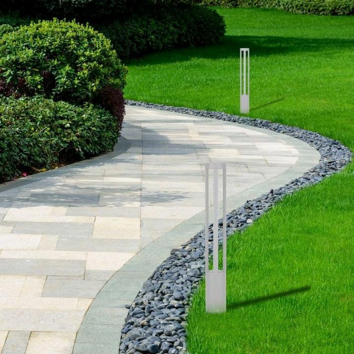 Produktbild V-TAC VT820W 10 W LEDGartenbodenleuchteweisser Körper, 80 cm, 6400K (450 lm, IP65, IP67)