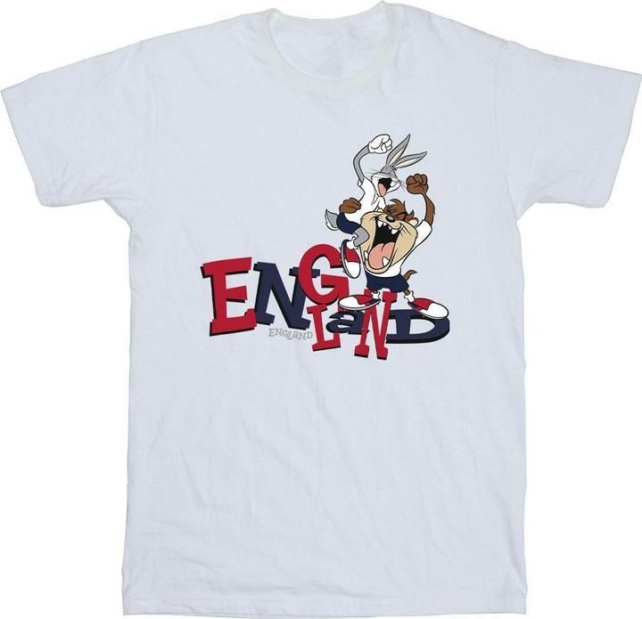 Immagine prodotto Looney Tunes Bugs & Taz England Maglietta Uomo (M)
