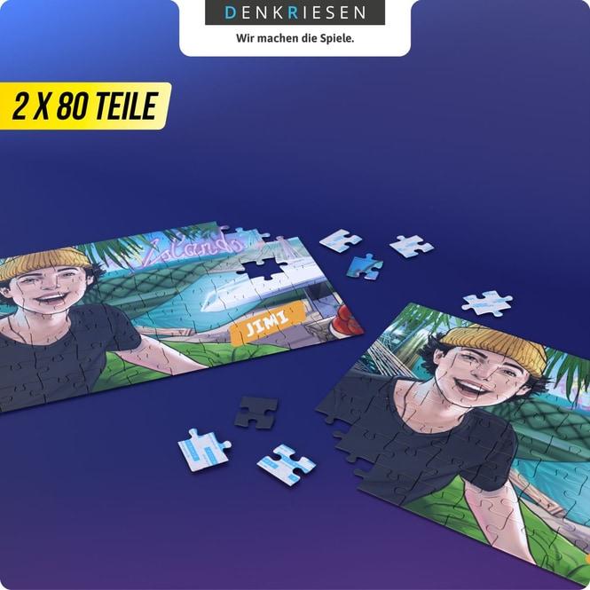 Actual product image Denkriesen - KIBU JUMPER® - Speed Puzzler - Jimi Edition (80 pieces)