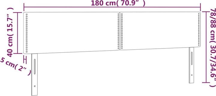 Image du produit VidaXL Maëlle (180 x 5 x 88 cm)