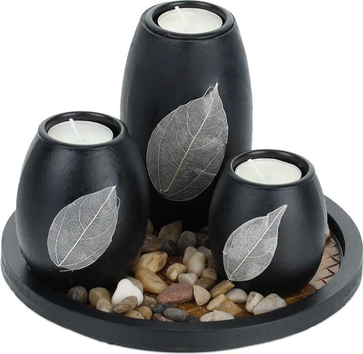 Actual product image Relaxdays Tea light holder (19.5 x 19.5 x 13.5 cm)