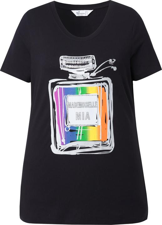 Image du produit Miamoda T-shirt motif flacon, coupe évasée (54)