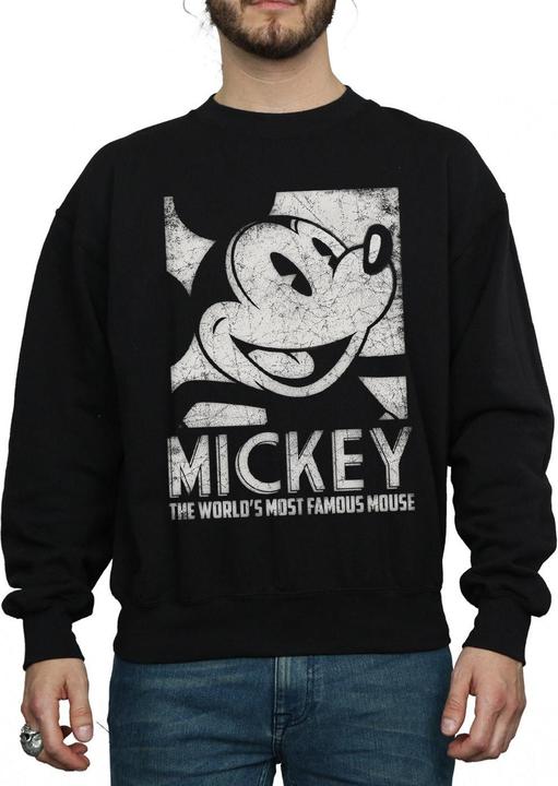 Actual product image Disney Mens Mickey Mouse Most Famous Sweatshirt (3XL)