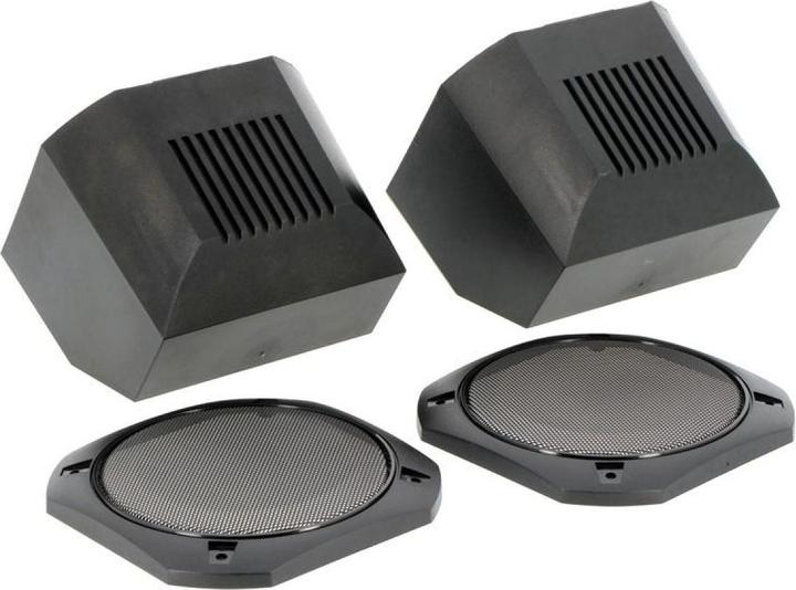 Produktbild CHP Lautsprecher Aufbau Gehäuse Set schwarz 130mm DIN Lautsprecher (13 cm)