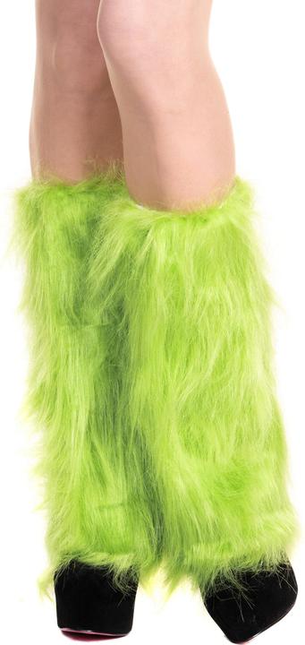 Produktbild Leg Avenue Hippie Fell Stulpen, Beinstulpen hellgrün