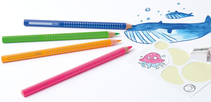 Actual product image Faber-Castell jumbo grip (Multicoloured, 5 x)