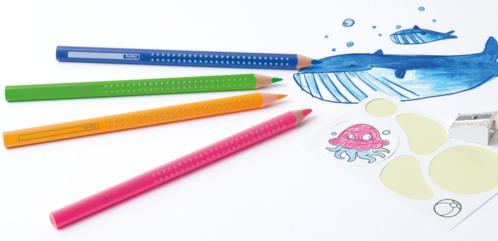 Produktbild Faber-Castell Jumbo Grip (Mehrfarbig, 5 x)