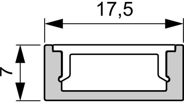 Produktbild L&S LED Ein-/Anbauprofile Paris ohne Lichtblende