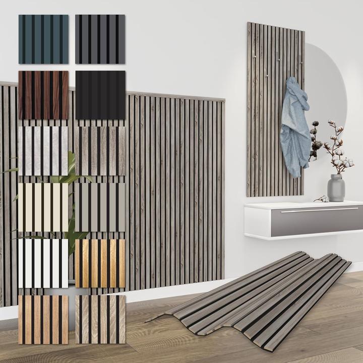 Immagine prodotto Hexim Akustikpaneele Set schalldämmend (6 Paneele) (4.98 m², 60 x 138.50 cm)