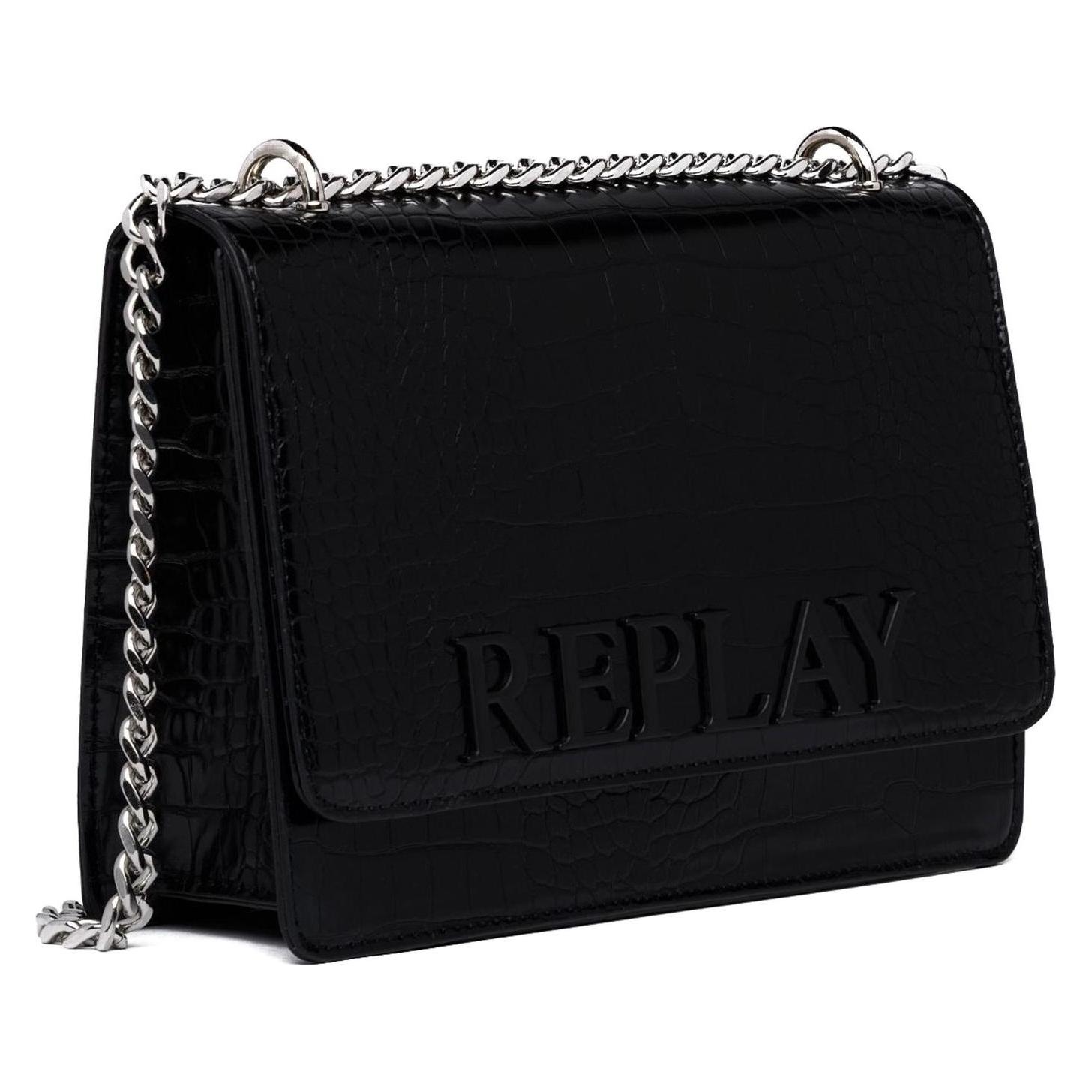 Replay, Damen, Handtasche, Crossbody Bag, Schwarz