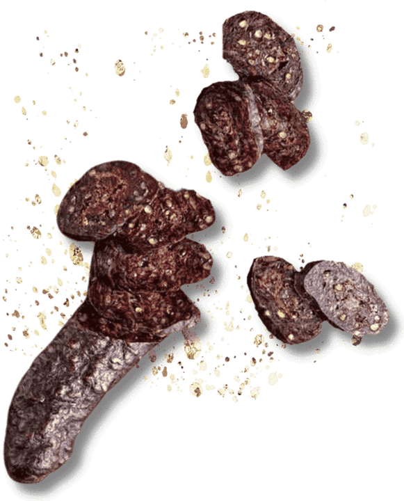 Actual product image Alpahirt Beef salsiz with hemp nuts (120 g)
