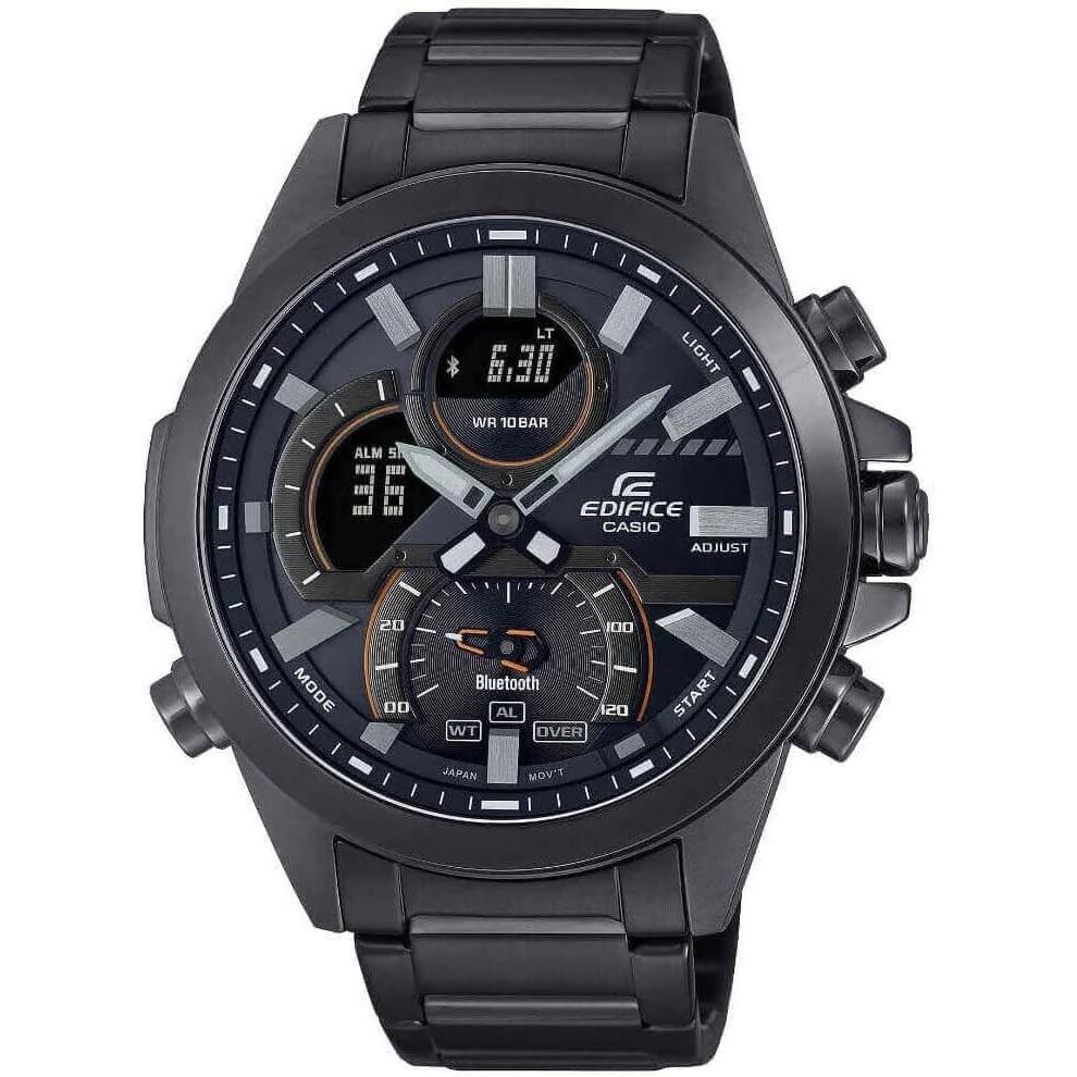Casio Nero Orologio Da Polso, Ecb-30Dc-1Aef, (Cronografo, 46 Mm)