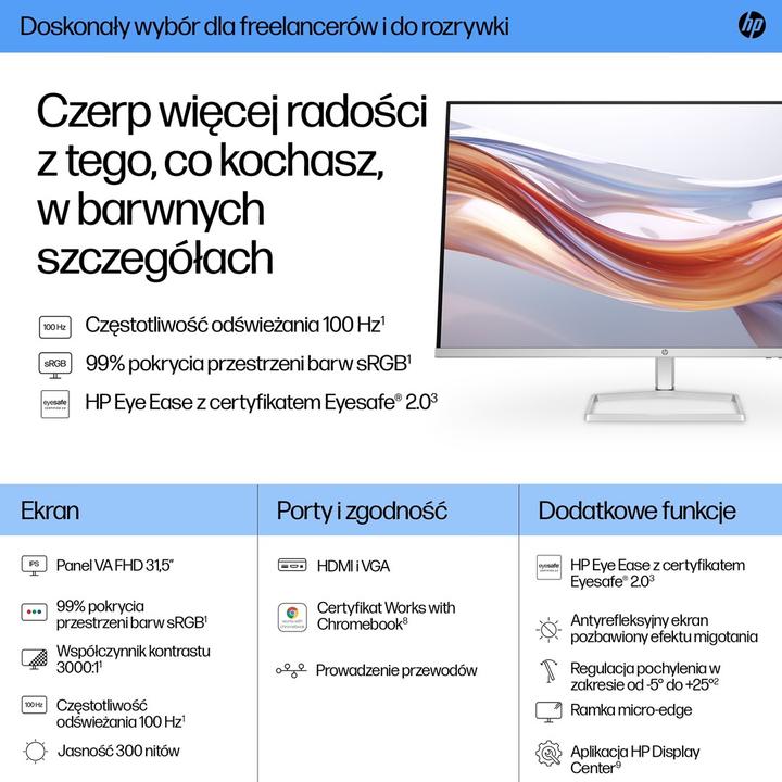 Energie-Label HP Series 5 532sf (1920 x 1080 Pixel, 32")