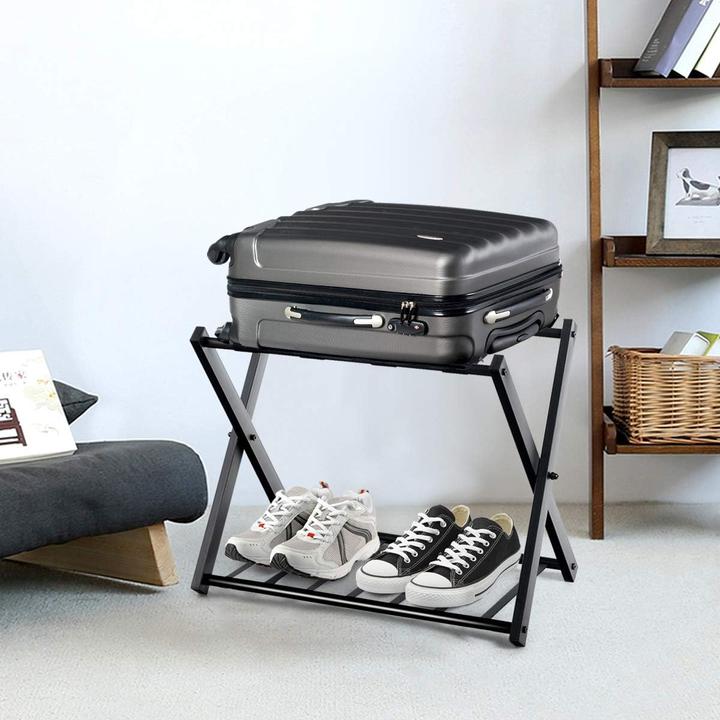 Immagine prodotto Relax4life 2er-Pack Kofferständer (Portavaligie)