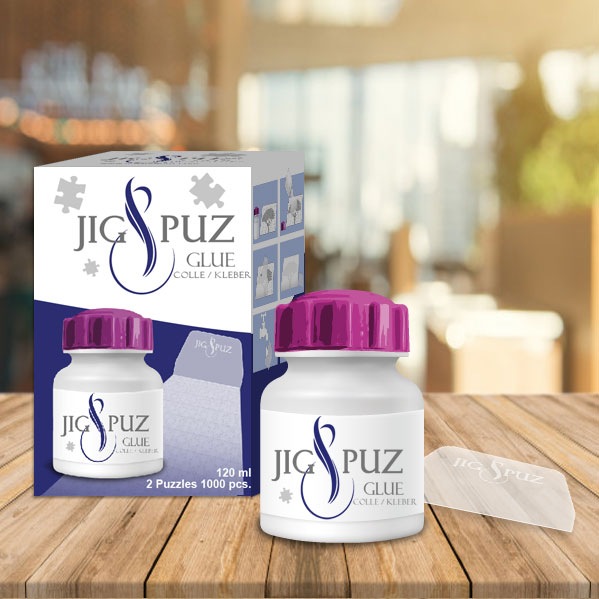 Actual product image Jig & Puz Jig & Puzz Puzzle glue with spatula, up to 2000 pieces (2000 pieces)