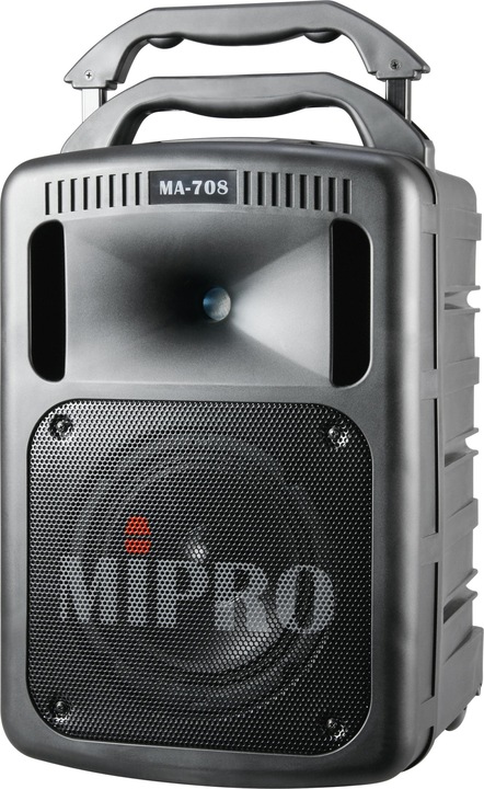 Mipro Système de haut-parleurs mobiles sur batterie MA-708 (8 h, Fonctionnement sur secteur)