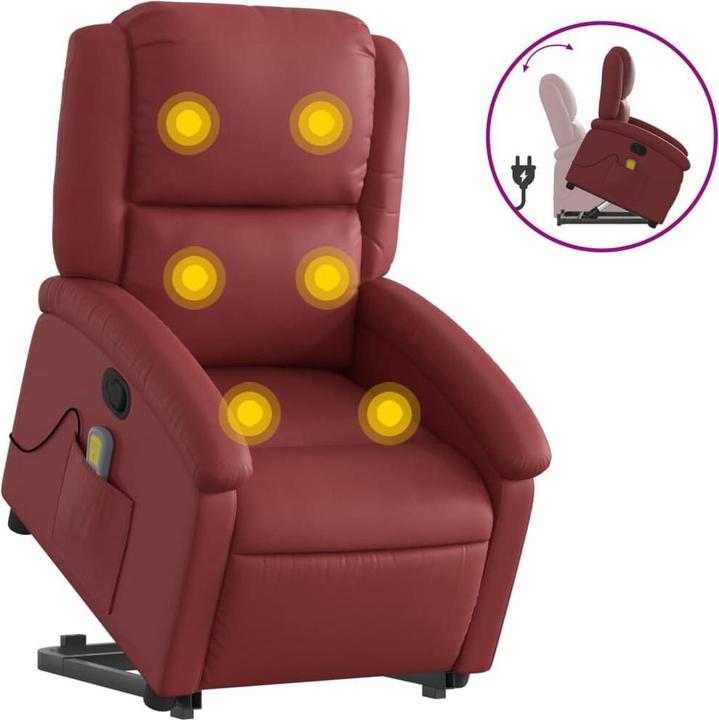 Image du produit vidaXL Massagesessel mit Aufstehhilfe
