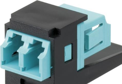 Actual product image Panduit CMDSAQLCZBL, LC, Black, Blue, RoHS, 44.4 g (Network coupling)