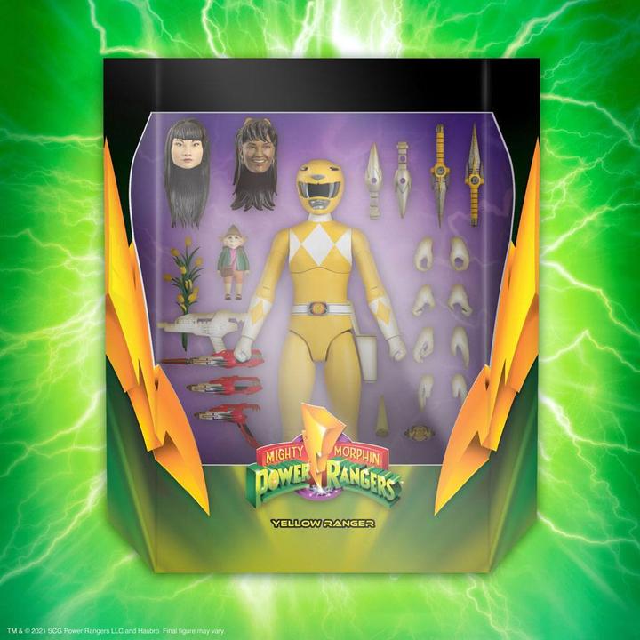 Immagine prodotto Super7 Statuetta Mighty Morphin Power Rangers Ultimates Yellow Ranger 18 cm