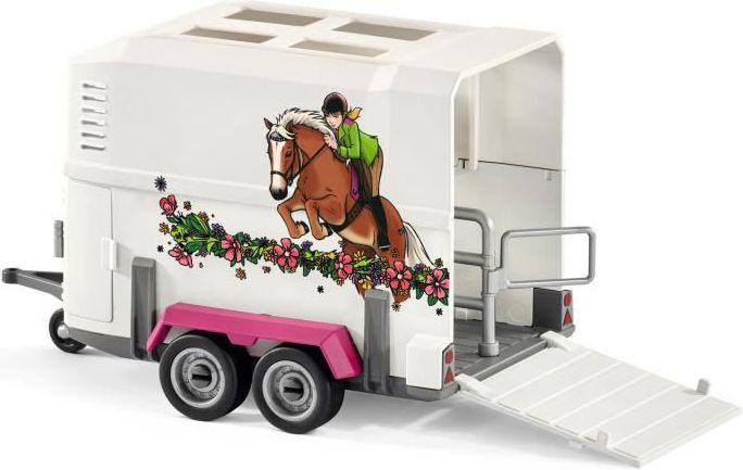 Image du produit Schleich Pick-up avec remorque à chevaux